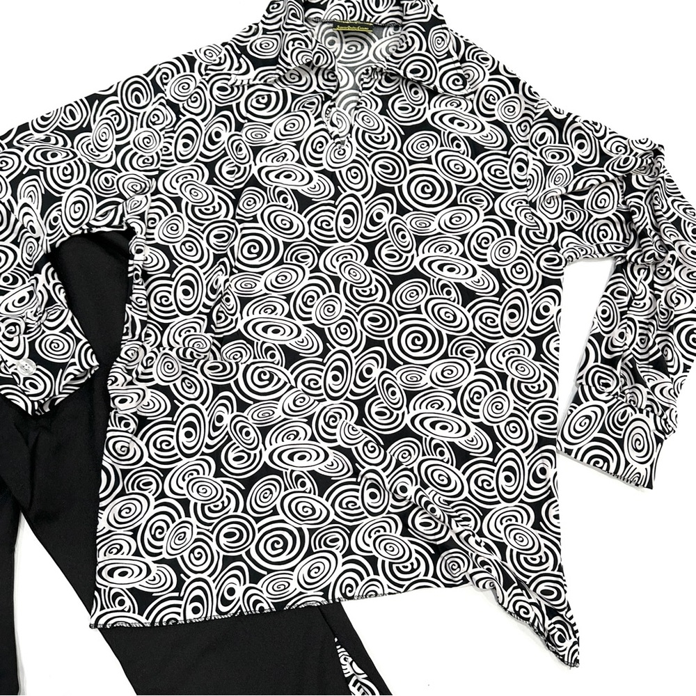 Underwraps A Cut Above 70s "Fab" Retro 2pc Men's Halloween Cosplay Costume - Picture 3 of 8